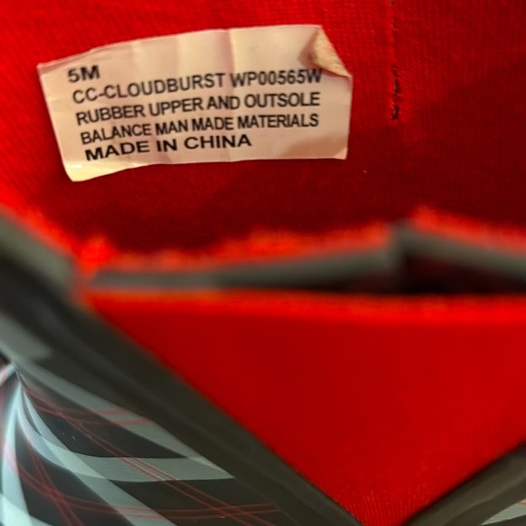 NEW [Charter Club] Cloudburst Black/Red Plaid Stretch Rain Boots Women’s Sz 5.0 - Picture 12 of 12